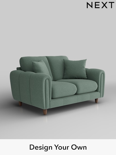 Fine Chenille Easy Clean/Light Forest Green Odella (F49462) | £1,175