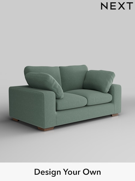 Fine Chenille Easy Clean/Light Forest Green N. Premium The Snuggle Grand (F49464) | £1,699