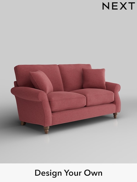 Fine Chenille Easy Clean/Mid Pink Ashford Relaxed Sit (F49465) | £1,325