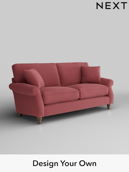 Fine Chenille Easy Clean/Mid Pink Ashford Relaxed Sit (F49465) | £1,425