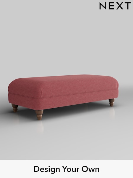Fine Chenille Easy Clean/Mid Pink Ashford Relaxed Sit (F49465) | £475