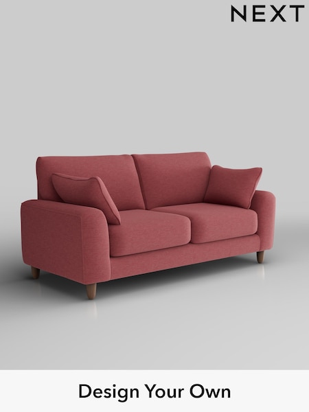 Fine Chenille Easy Clean/Mid Pink Campbell (F49468) | £1,175
