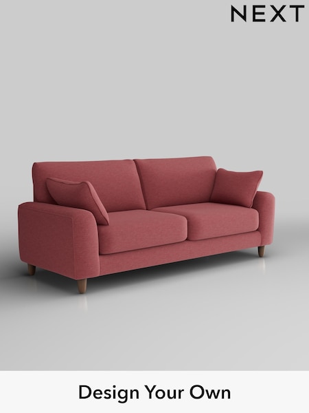 Fine Chenille Easy Clean/Mid Pink Campbell (F49468) | £1,275
