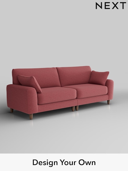 Fine Chenille Easy Clean/Mid Pink Campbell (F49468) | £1,375