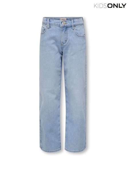 ONLY Kids High Waist Straight Wide Leg Jeans (F49478) | £22