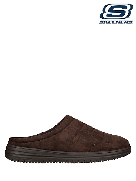 Skechers Brown Mens Murette Garvanza Slippers (F49513) | £49