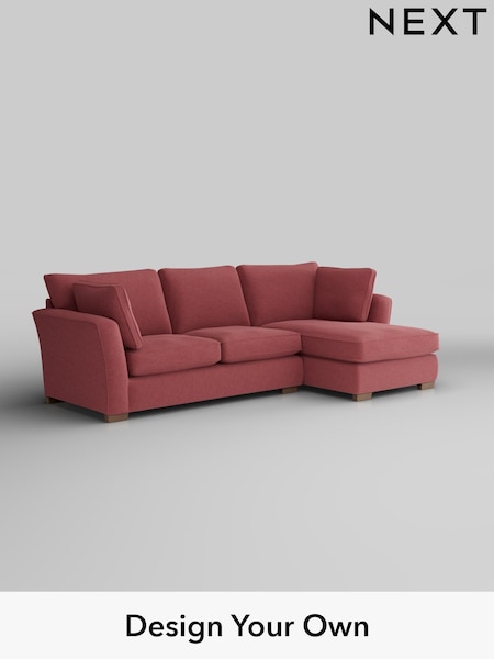 Fine Chenille Easy Clean/Mid Pink Heath Highback (F49553) | £2,099