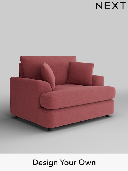 Fine Chenille Easy Clean/Mid Pink Parker Platform (F49556) | £975
