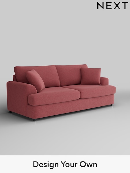 Fine Chenille Easy Clean/Mid Pink Parker Platform (F49556) | £1,375