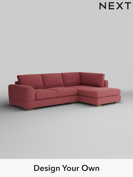 Fine Chenille Easy Clean/Mid Pink Clayton (F49564) | £1,825