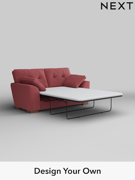Fine Chenille Easy Clean/Mid Pink Stamford Buttoned Back (F49582) | £1,399