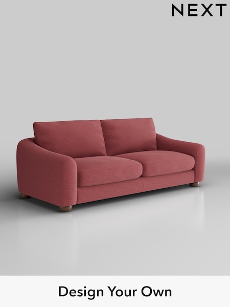 Fine Chenille Easy Clean/Mid Pink Arches (F49593) | £1,325