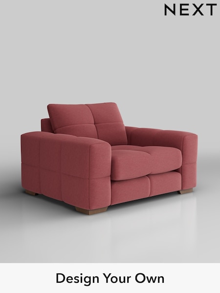 Fine Chenille Easy Clean/Mid Pink Brooke Deep Sit (F49594) | £1,325