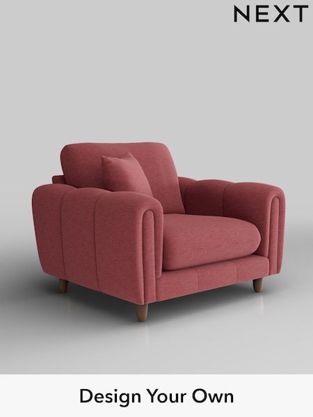 Fine Chenille Easy Clean/Mid Pink Odella (F49595) | £975