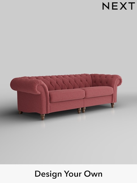 Fine Chenille Easy Clean/Mid Pink Gosford Ii Deep Sit (F49598) | £1,725