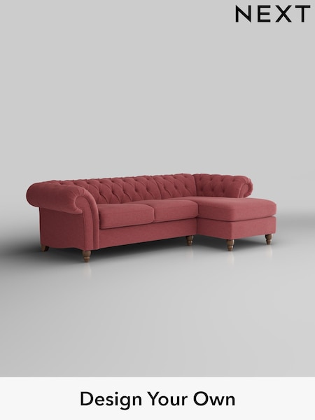 Fine Chenille Easy Clean/Mid Pink Gosford Ii Deep Sit (F49598) | £2,525