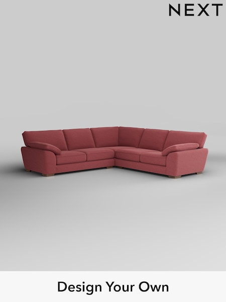 Fine Chenille Easy Clean/Mid Pink Stamford Grand Relaxed Sit (F49602) | £3,025