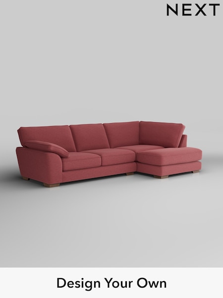 Fine Chenille Easy Clean/Mid Pink Stamford Grand Relaxed Sit (F49602) | £2,525