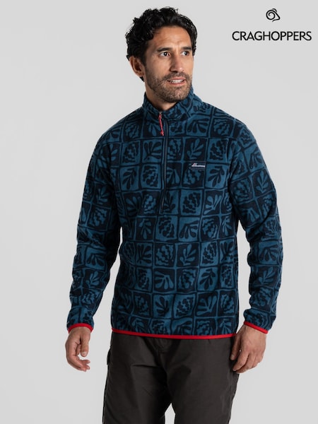 Craghoppers Blue Galdie Half Zip Fleece (F49678) | £35