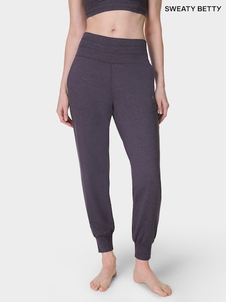 Sweaty Betty Grey 29 inch inside seam Gaia 27 Performance Yoga Trousers (F49844) | £90