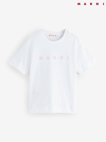 Marni Logo Short Sleeve T-Shirt (F50098) | £67