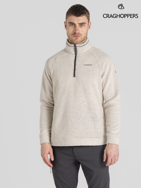 Craghoppers Karlton Half Zip Brown Fleece (F50154) | £37.50