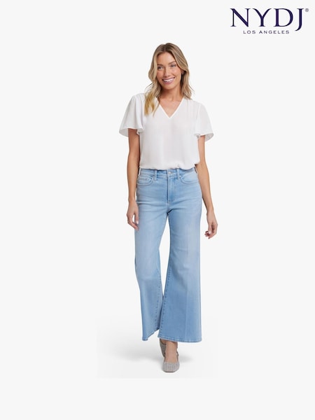 NYDJ Blue Mia Palazzo Ankle Jeans (F50297) | £130