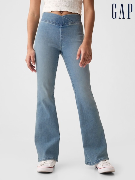 Gap Blue High Waisted Flare Jeggings (5-13yrs) (F50576) | £30