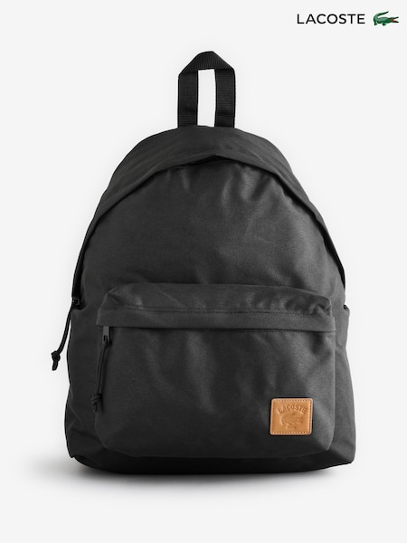 Lacoste Black Casual Croc Backpack (F50886) | £60