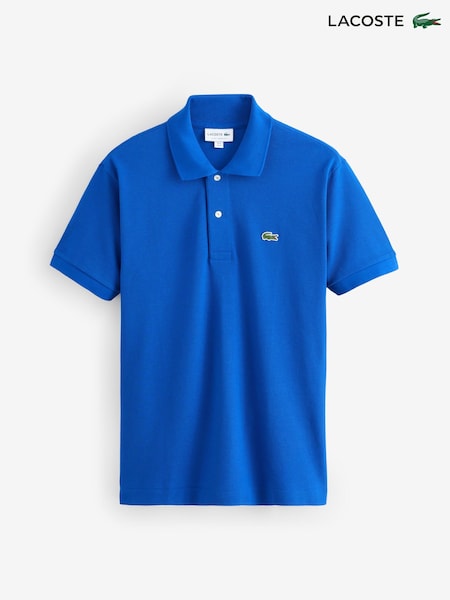 Lacoste Blue Original L.12.12 Petit Piqué Cotton Polo Shirt (F51102) | £95