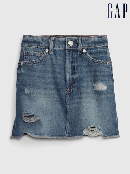 Gap Blue High Waisted Denim Skirt (5-13yrs) (F51181) | £25