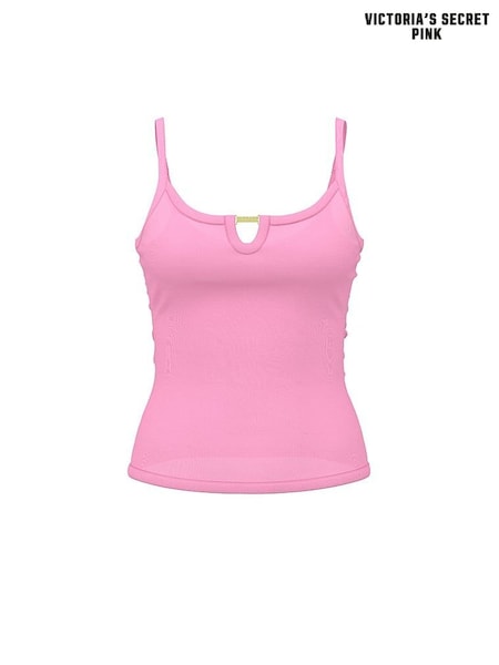 Victoria's Secret PINK Pink Lollipop Charm Keyhole Cami Top (F51208) | £19