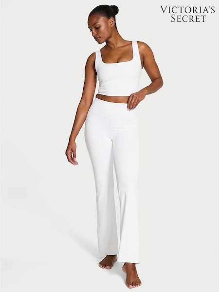 Victoria's Secret White Flare Incredible Coverage™ Leggings (F51226) | £75