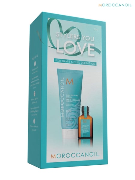 Moroccanoil Curl Defining Cream Set 75ml with a FREE Moroccanoil Treatment 15ml (Worth £20) (F51618) | £11