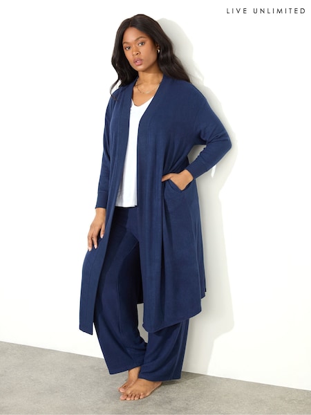 Live Unlimited Blue Supersoft Maxi Cardigan (F51665) | £59
