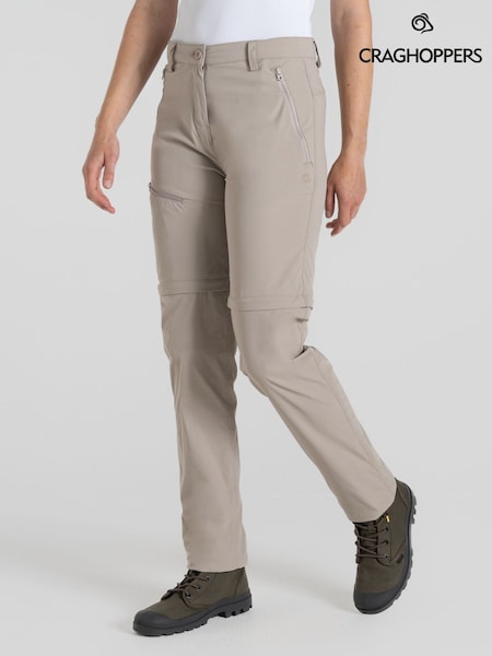 Craghoppers Nosi Life Pro Convertible Brown Trousers (F52225) | £100