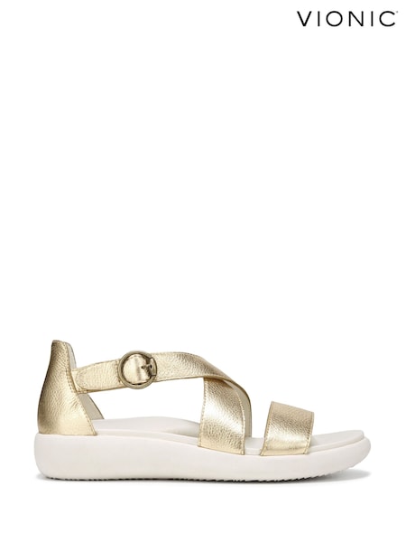 Vionic Womens Wide Fit Gold Harmony Rx Arch Support Sandals (F52485) | £130