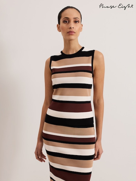 Phase Eight Natural Louisa Stripe Top (F52535) | £79
