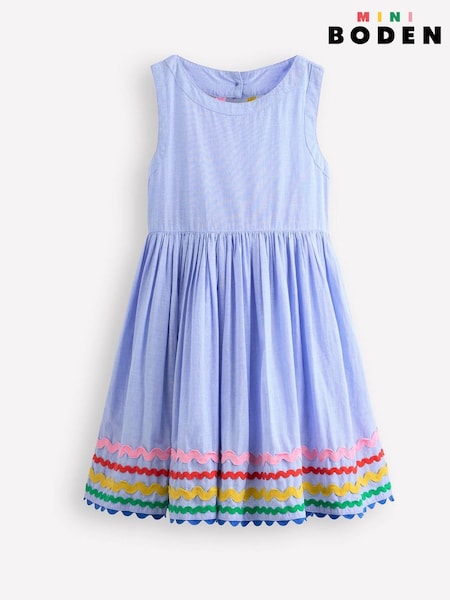 Boden Blue Harlow Back Detail Dress (F52878) | £37 - £42