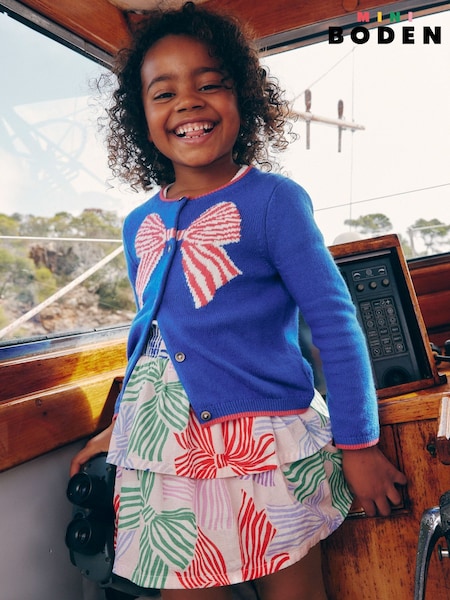 Boden Pink Tiered Woven 100% Cotton Skirt (F52899) | £27 - £32