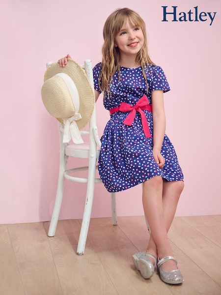Hatley Blue Lots of Dots Garden Dress (F53058) | £44