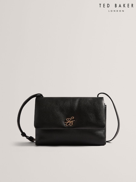 Ted Baker Black Marrisa Padded Leather Cross-Body Bag (F53182) | £149