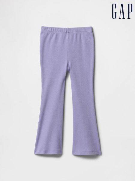 Gap Purple Ribbed Flare Leggings (6mths-5yrs) (F53342) | £10