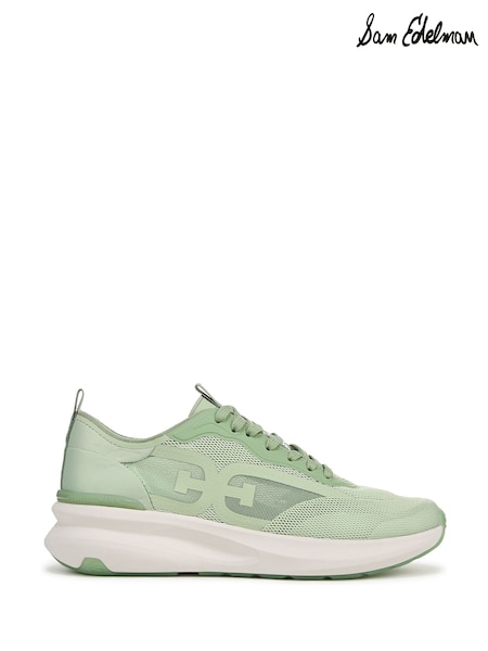 Sam Edelman Regular Fit Sarita Lace-Up White Trainers (F53380) | £160