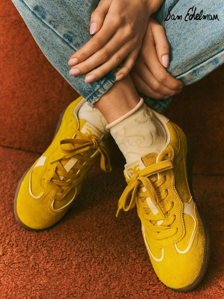 Sam Edelman Regular Fit Kallen Lace-Up Trainers (F53443) | £140