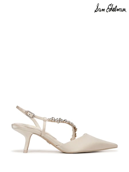 Sam Edelman Regular Fit Bonnie Kitten Heel Slingback Shoes (F53449) | £160