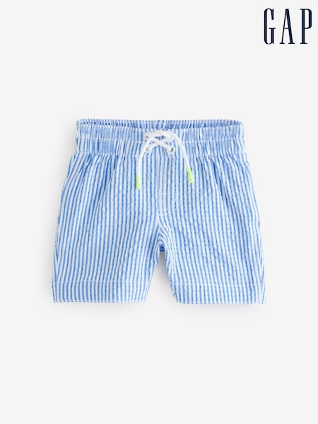 Gap Blue 3.5" Swim Trunks (6mths-5yrs) (F53480) | £18