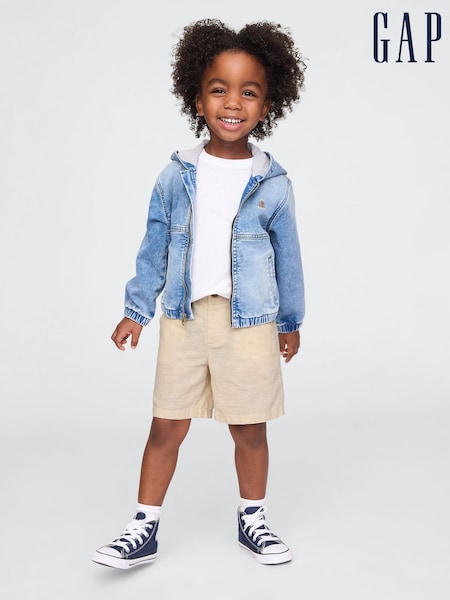 Gap Beige Linen-Cotton Shorts (6mths-5yrs) (F53506) | £18