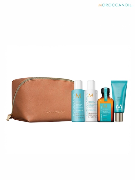 Moroccanoil Hydration Discovery Kit Including FREE Cosmetic Bag and Hand Cream (F53555) | £33.50