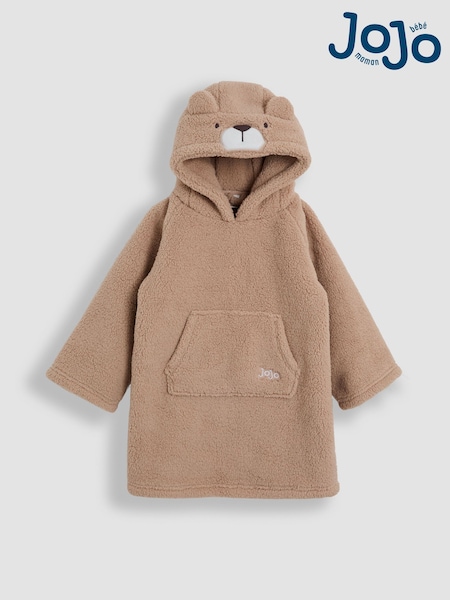 JoJo Maman Bébé Natural Bear Cosy Hooded Blanket (F53638) | £25
